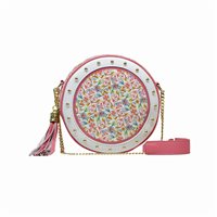 Tasche Ammia Dame in Leder SCARAMANZIA FRAGOLA - SCARAMANZIA FRAGOLA